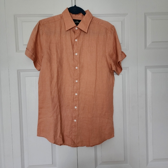 Rodd & Gunn Other - RODD & GUNN New linen Coral color Men Shirt